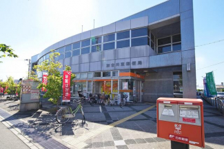 加古川東郵便局。郵便を出したりＡＴＭを利用したり、身近にあるとなにかと便利です。まで960m