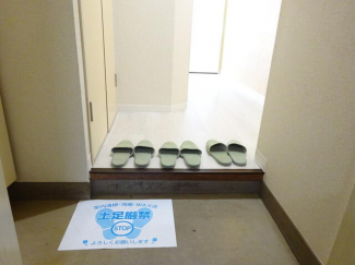 シューズボックスがあるので玄関が散らかりません