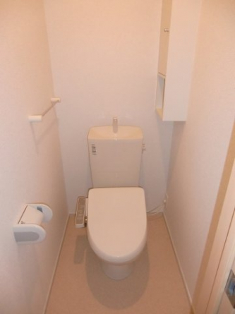 清潔感のあるトイレです