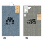 大阪市港区港晴１丁目の店舗事務の画像