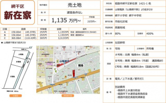 姫路市網干区新在家の売地の画像