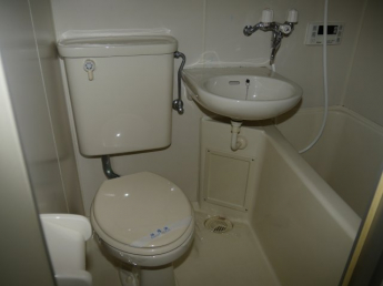 洗面・シャワー・トイレのあるユニットバス