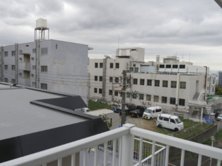 バルコニーから