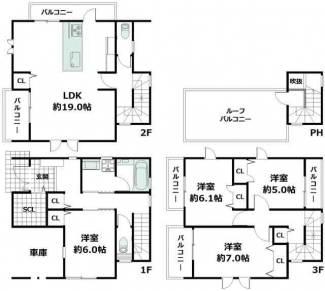 垂水区上高丸１丁目　新築一戸建の画像