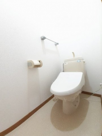 清潔感のあるトイレです