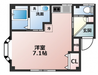 南向きで明るいお部屋☆独立洗面台有☆バス・トイレセパレート☆ウォシュレット付☆