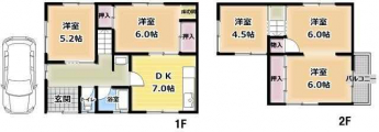 泉南市新家　中古戸建の画像