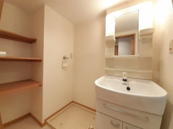 忙しい朝には欠かせない洗面所です