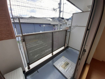 陽当たり良好なバルコニーです