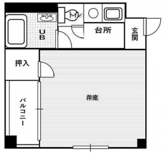 広々とした洋室。収納場所もあります。