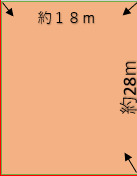 朝日売り土地１２００万の画像