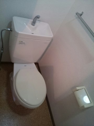 ゆったりとした空間のトイレです