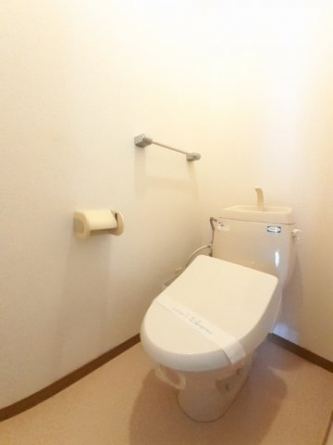 ゆったりとした空間のトイレです