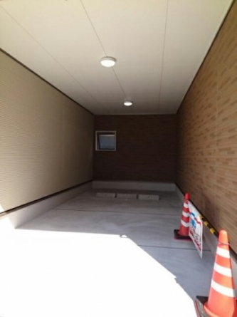 駐車場に車を止められます