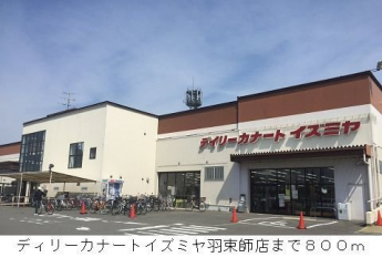 ディリーカナートイズミヤまで800m