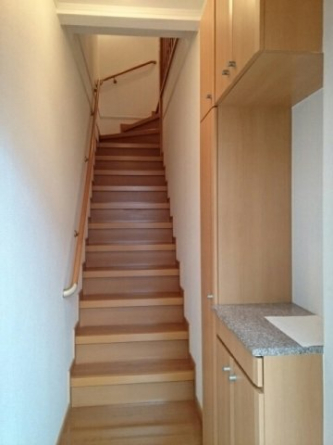 毎日通る玄関はこちらです