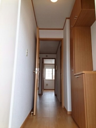 ゆったりとした玄関です