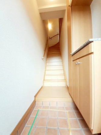 毎日通る玄関はこちらです