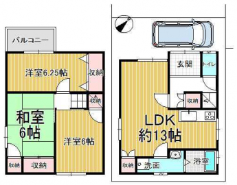 間取り図です。