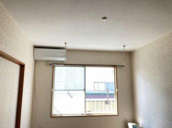 室内物干し付きです