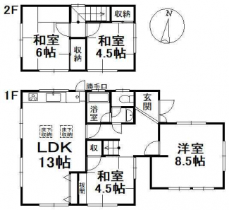 松山市北久米町の中古一戸建ての画像