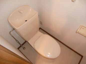 清潔感のあるトイレです