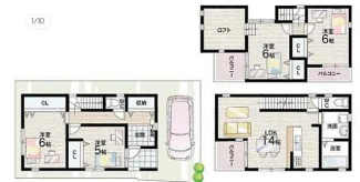 ４ＬＤＫ　間取り図