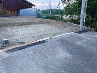 北側は加納白山公園になります。
道路舗装完了しました。2024.4月