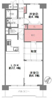 ３ＬＤＫ　間取り図