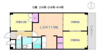 ★お部屋のグレードＵＰ！！　この度、（南東）和室から洋室へ