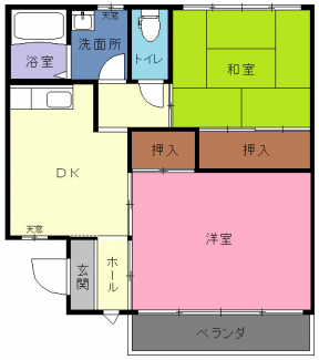 ノスタルジックな和室のある間取り