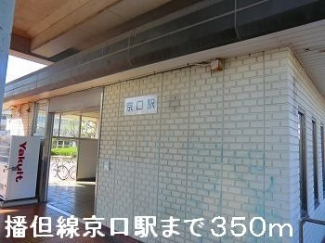 播但線京口駅まで350m