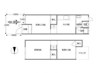 松原市天美南３丁目の一戸建ての画像