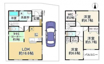 四條畷市塚脇町第１　３号棟の画像