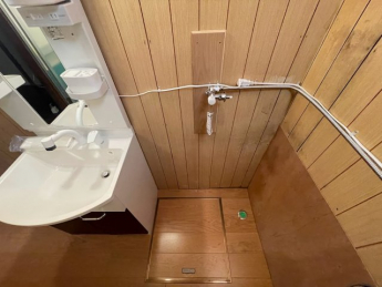 室内洗濯機置場です
