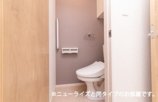 清潔感のあるトイレです