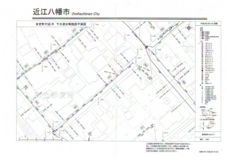 下水道台帳施設平面図