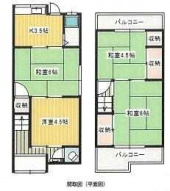 堺市東区日置荘西町５丁の一戸建ての画像