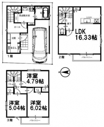 Ａ号地：土地建物セット価格：５，３００万円（税込）。