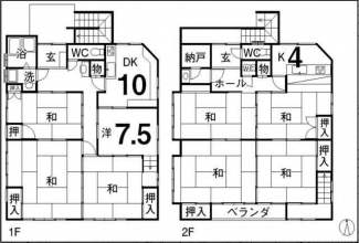 松山市中村２丁目の中古一戸建ての画像