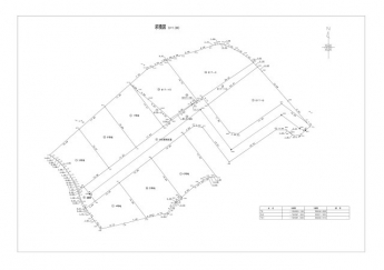 【土地図＋建物プラン例】