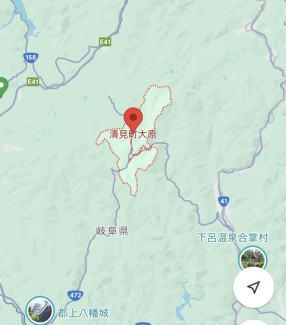 岐阜県高山市清見町大原の売地の画像