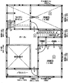 2階間取図