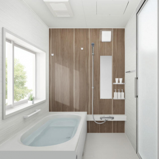 （同仕様写真）浴室は新品のユニットバスに交換。自動湯張り・追