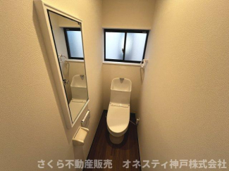 2階部分のトイレです。
