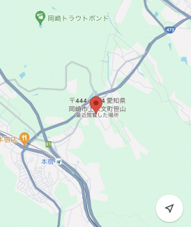 愛知県岡崎市上衣文町字笹山の売地の画像