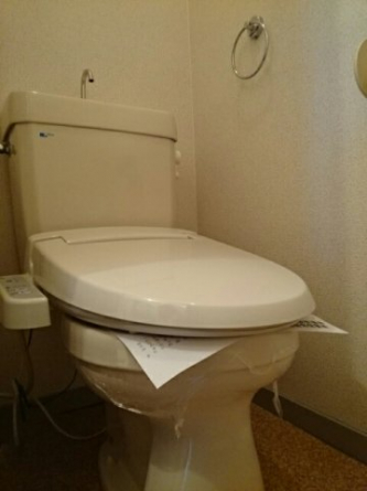 コンパクトで使いやすいトイレです