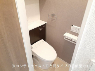 トイレもきれいです