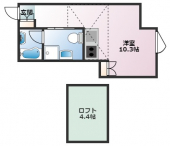 芦屋市親王塚町のアパートの画像