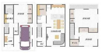 ３ＬＤＫ　間取り図